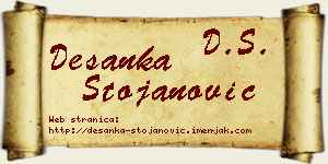 Desanka Stojanović vizit kartica